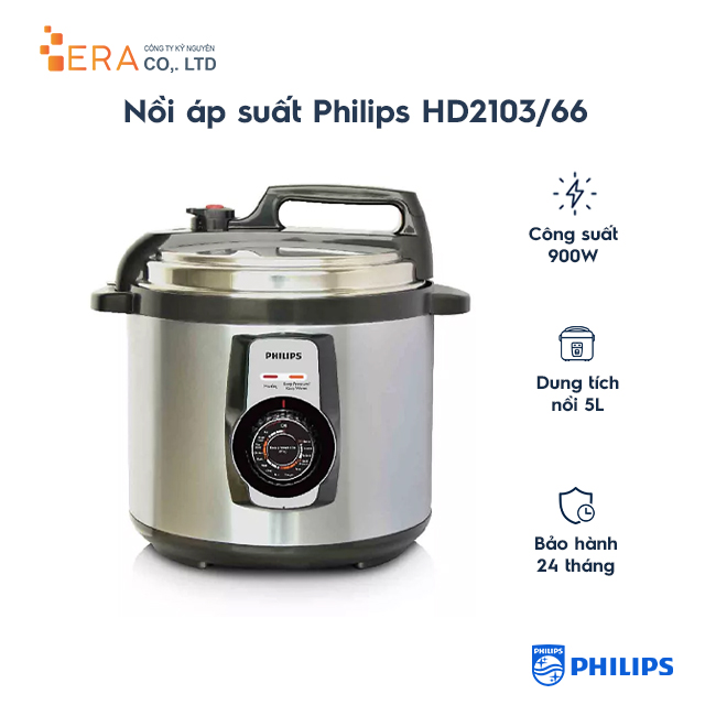 Nồi áp suất điện philips hd2103