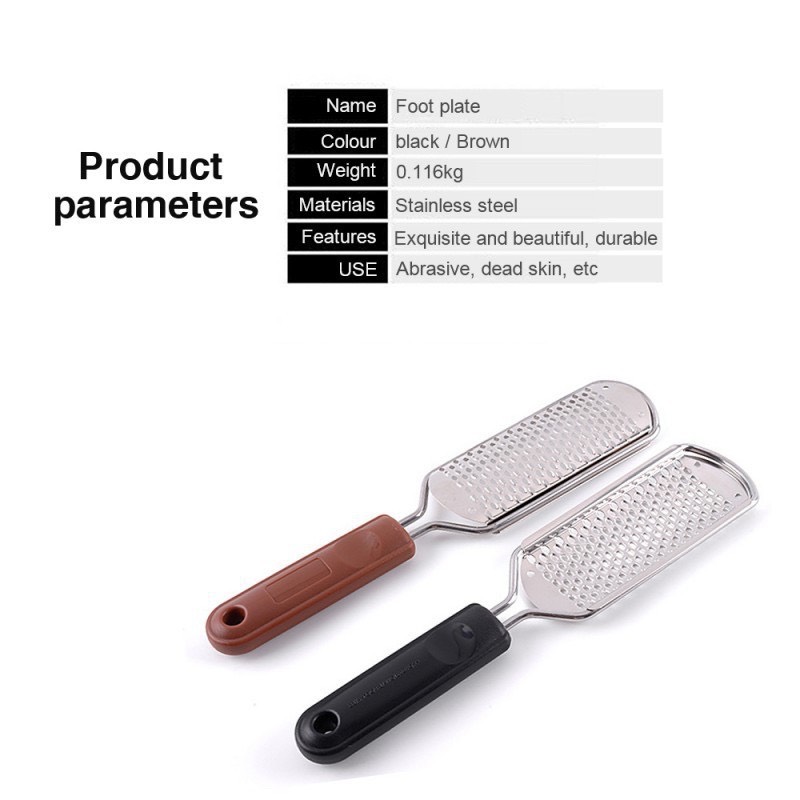 Chà gót chân inox, dụng cụ dùng chà gót lấy da chết