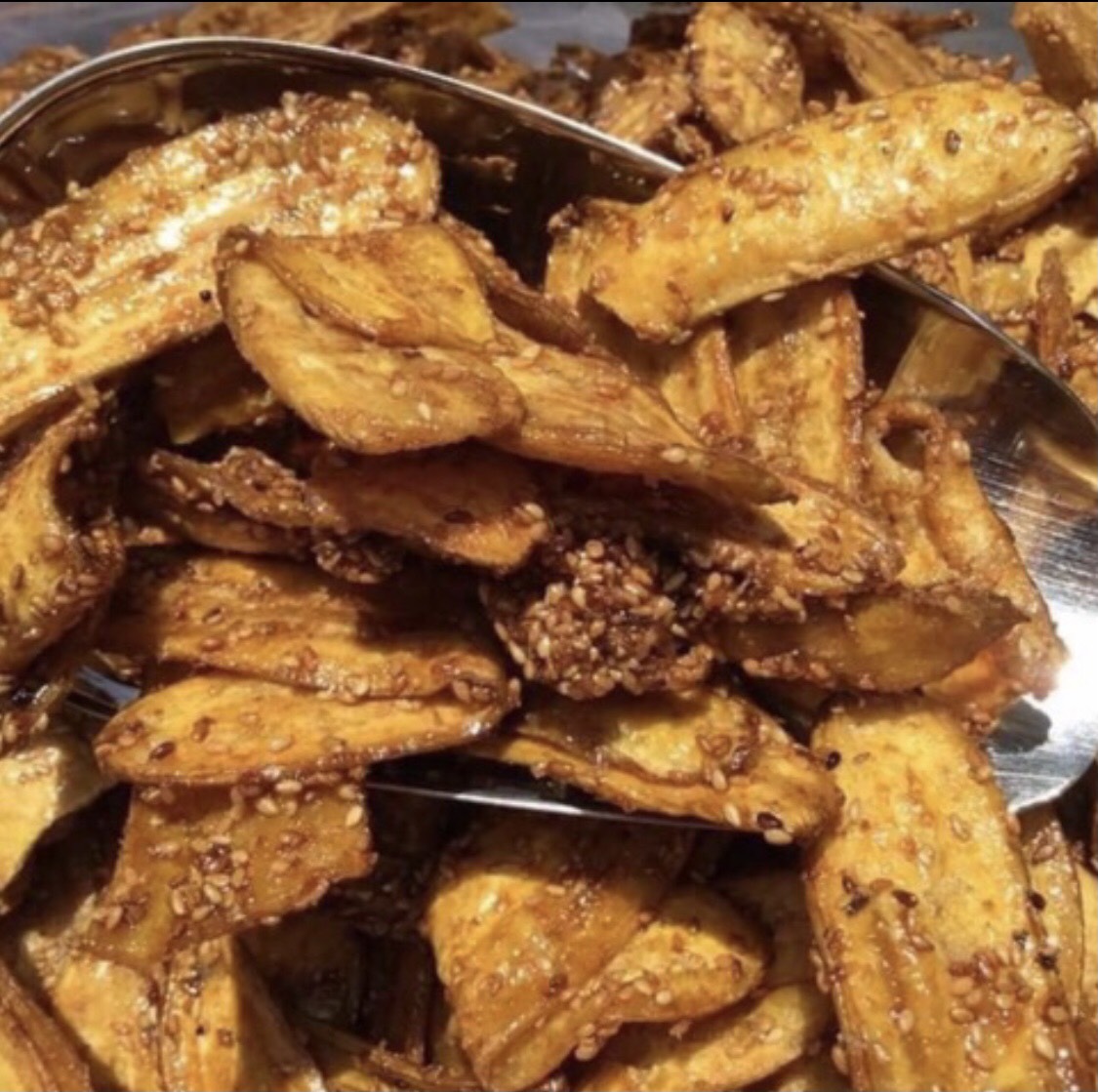 1 Kg Chuối sấy mè thơm giòn ngon