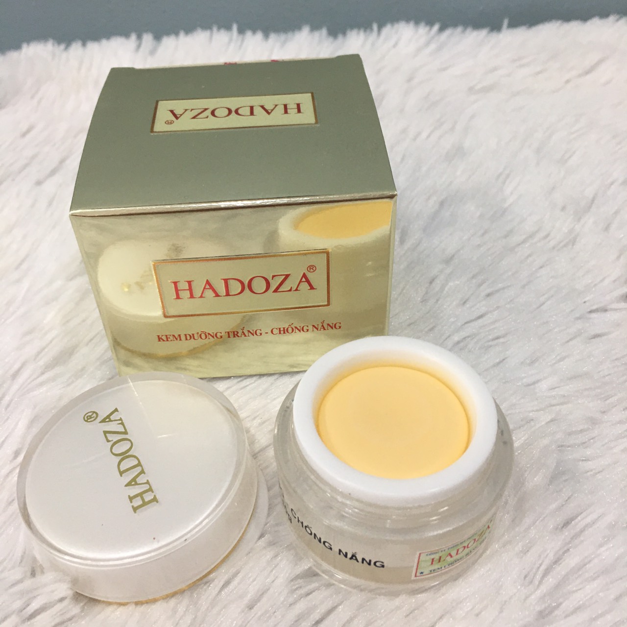 Kem dưỡng trắng chống nắng 10g Hadoza