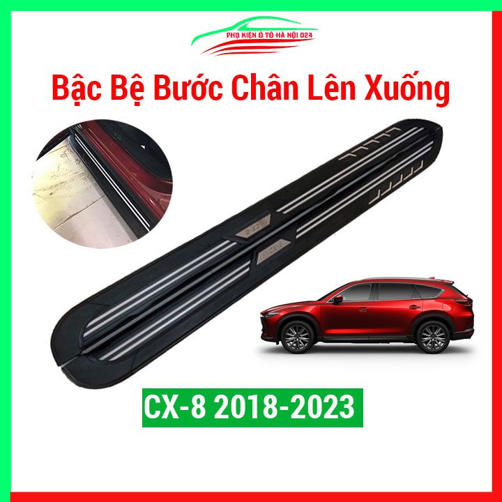 Bậc bệ bước chân, bậc bệ lên xuống cx8, cx-8 2018-2023