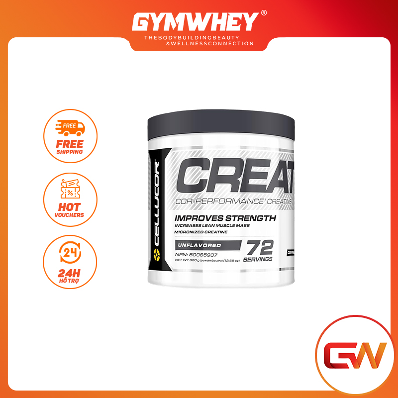Tăng Sức Mạnh và Hiệu Suất Tập Luyện CELLUCOR PERFORMANCE CREATINE 360GRAM