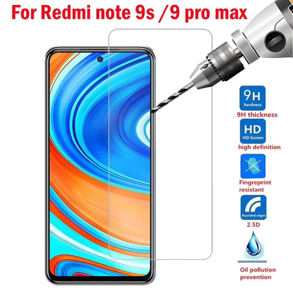 Kính cường lực Xiaomi Redmi Note 9s note9s, Redmi note 9 Pro, Redmi note 9 Pro Max trắng trong suốt độ cứng 9H siêu cứng bảo vệ màn hình tối đa