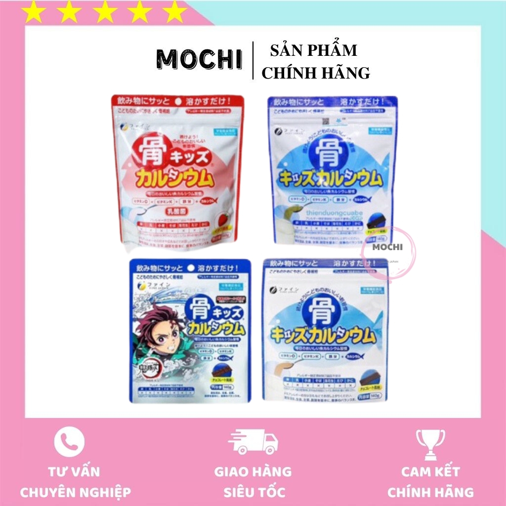 Bột canxi cá tuyết giúp tăng chiều cao fine japan 140g