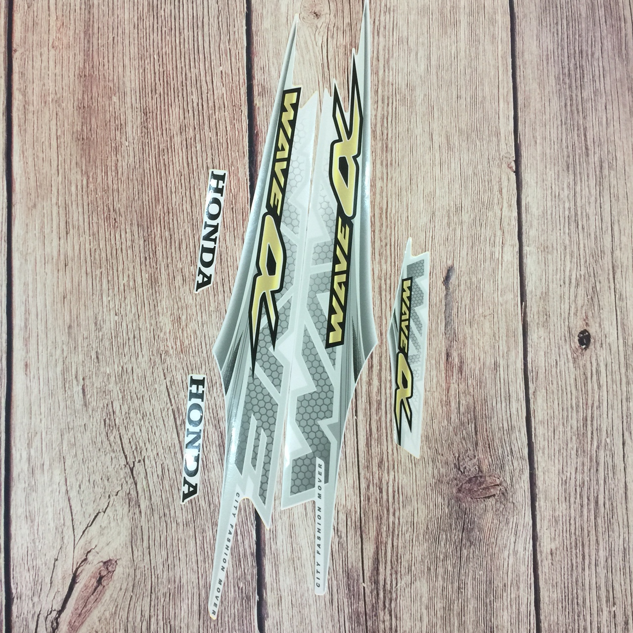 tem ba  lớp WAVE A màu XÁM  bóng nhoáng ,bắt mắt