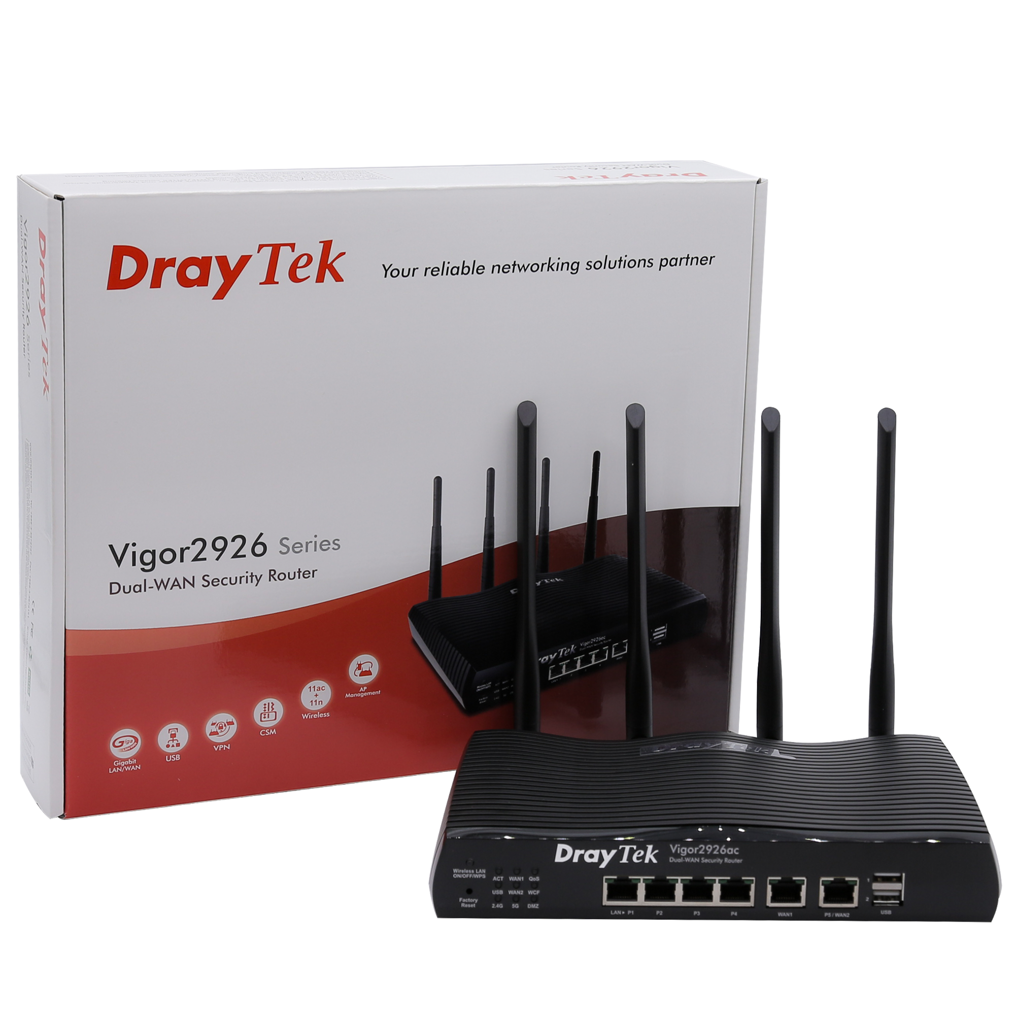 Thiết bị mạng router wifi Draytek Vigor2926ac