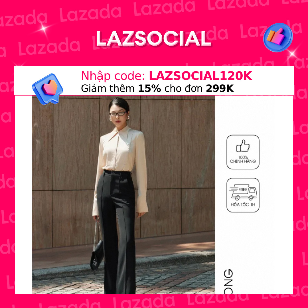  Áo sơ mi lụa mịn da cổ đức HUONG BOUTIQUE BSSM36 