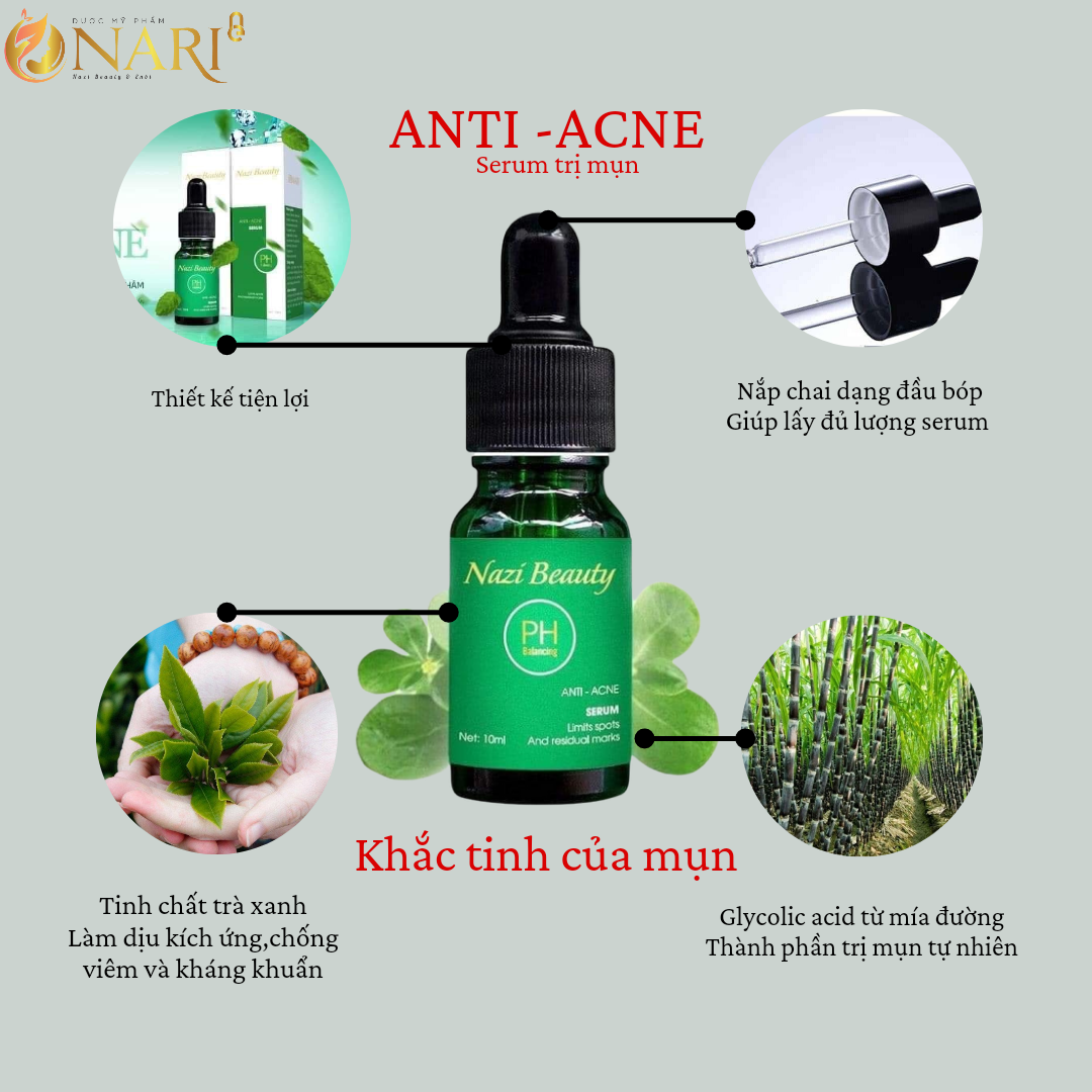 Anti – acne serum cosmetics nari a11