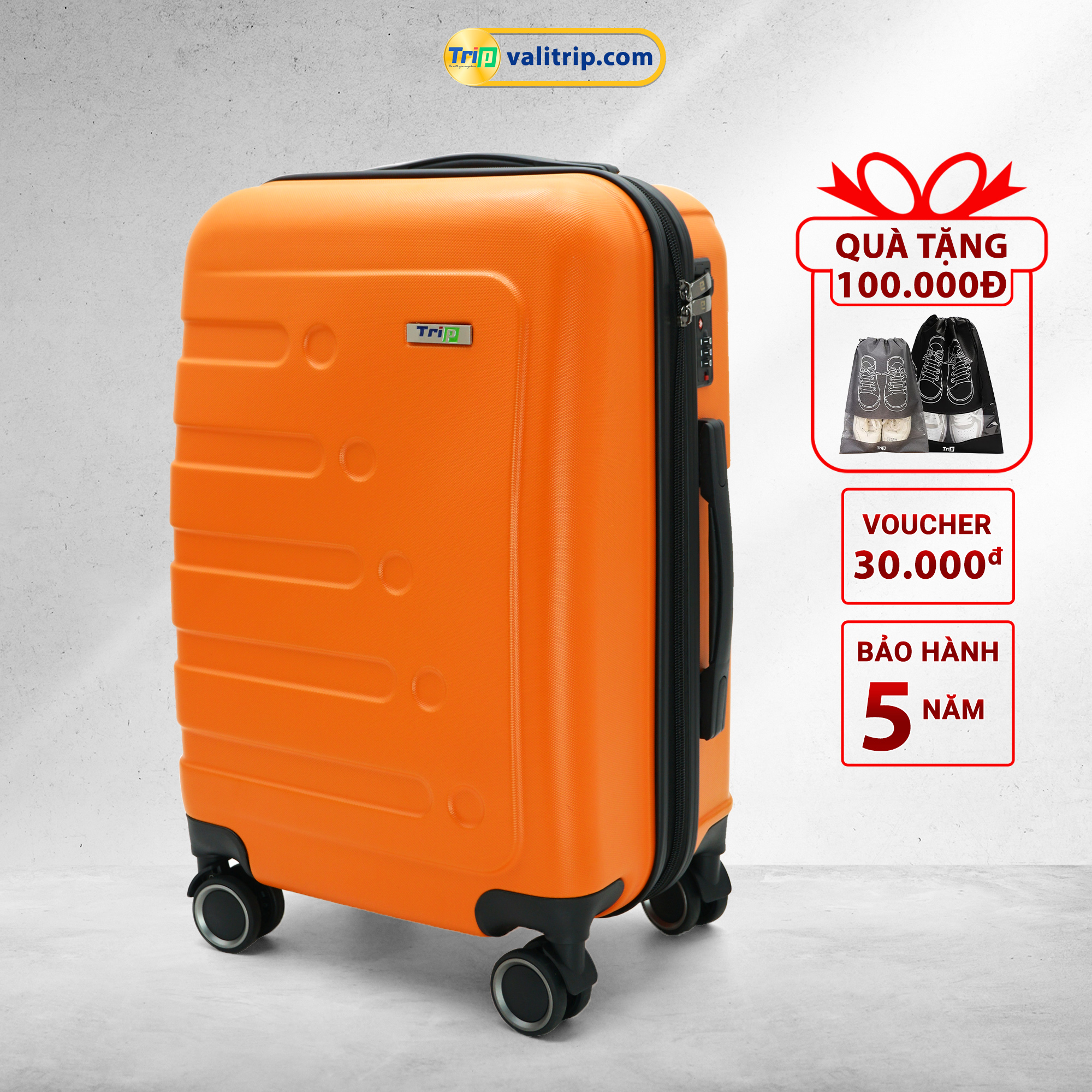 [MIỄN PHÍ SHIP] Vali TRIP P16 Size 20inch / Vali du lịch size nhỏ xách tay lên máy bay, đựng 7kg hành lý