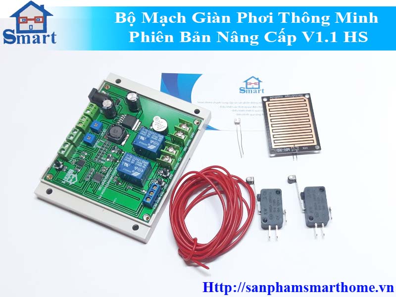 Bộ mạch giàn phơi thông minh phiên bản nâng cấp v1