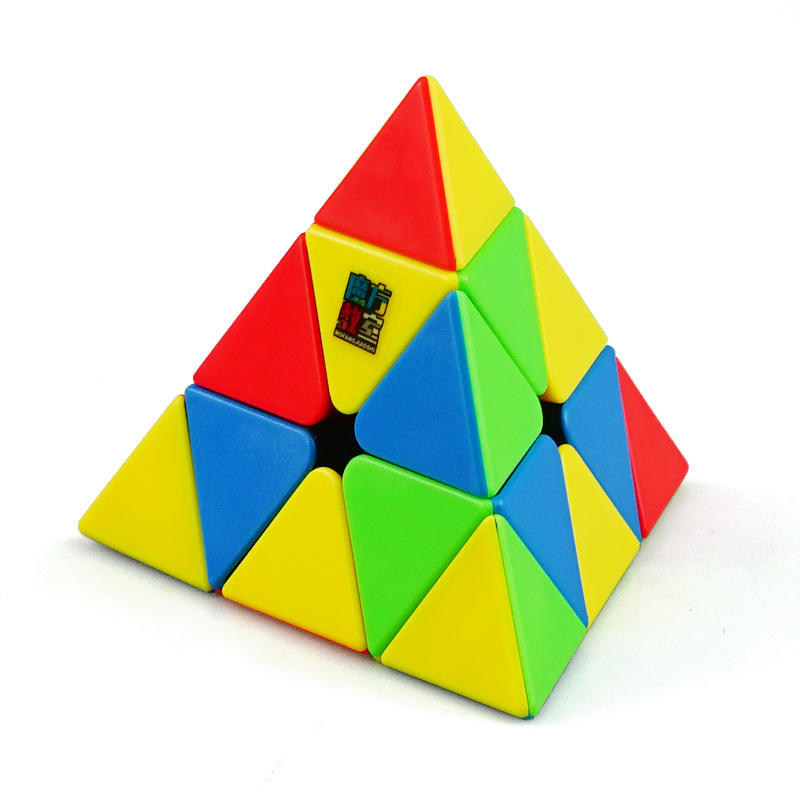 ( Giao Hỏa Tốc 2h) Rubik Pyraminx Stickerless MoYu MeiLong MFJS Rubic Tam Giác Kim Tự Tháp Đồ Chơi Trí Tuệ