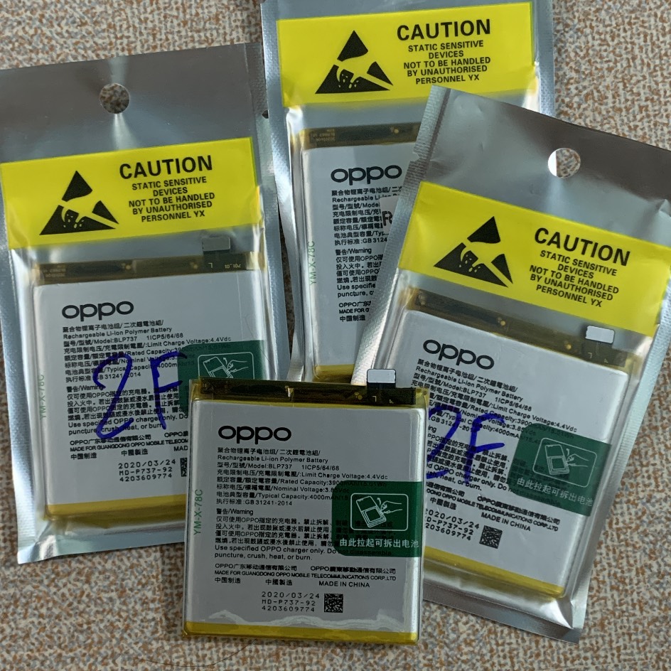 Pin oppo reno 2f mã blp737 pin zin sịn dung lượng 4000mah