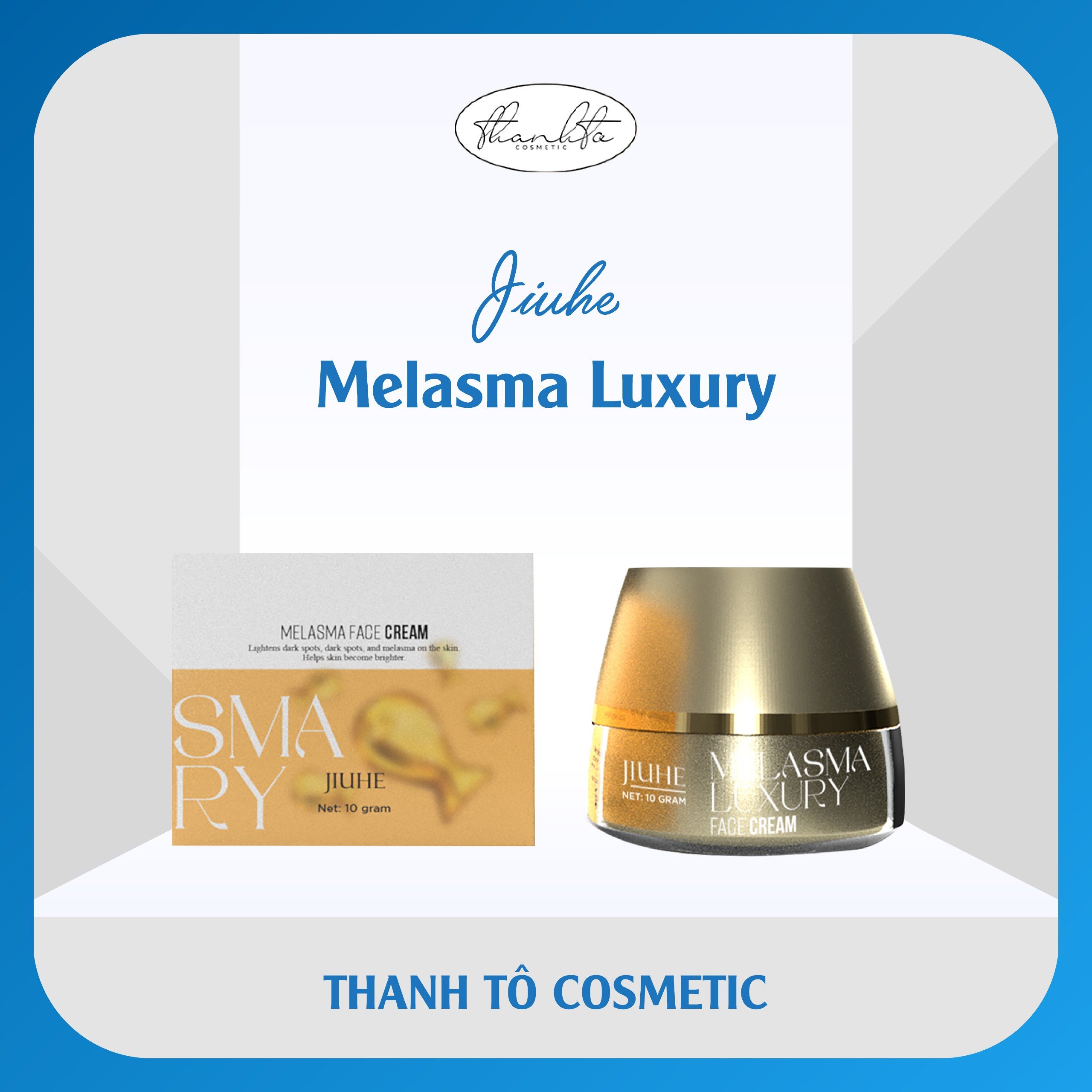 Kem face nám thanh tô - kem face nám melasma luxury 10gr