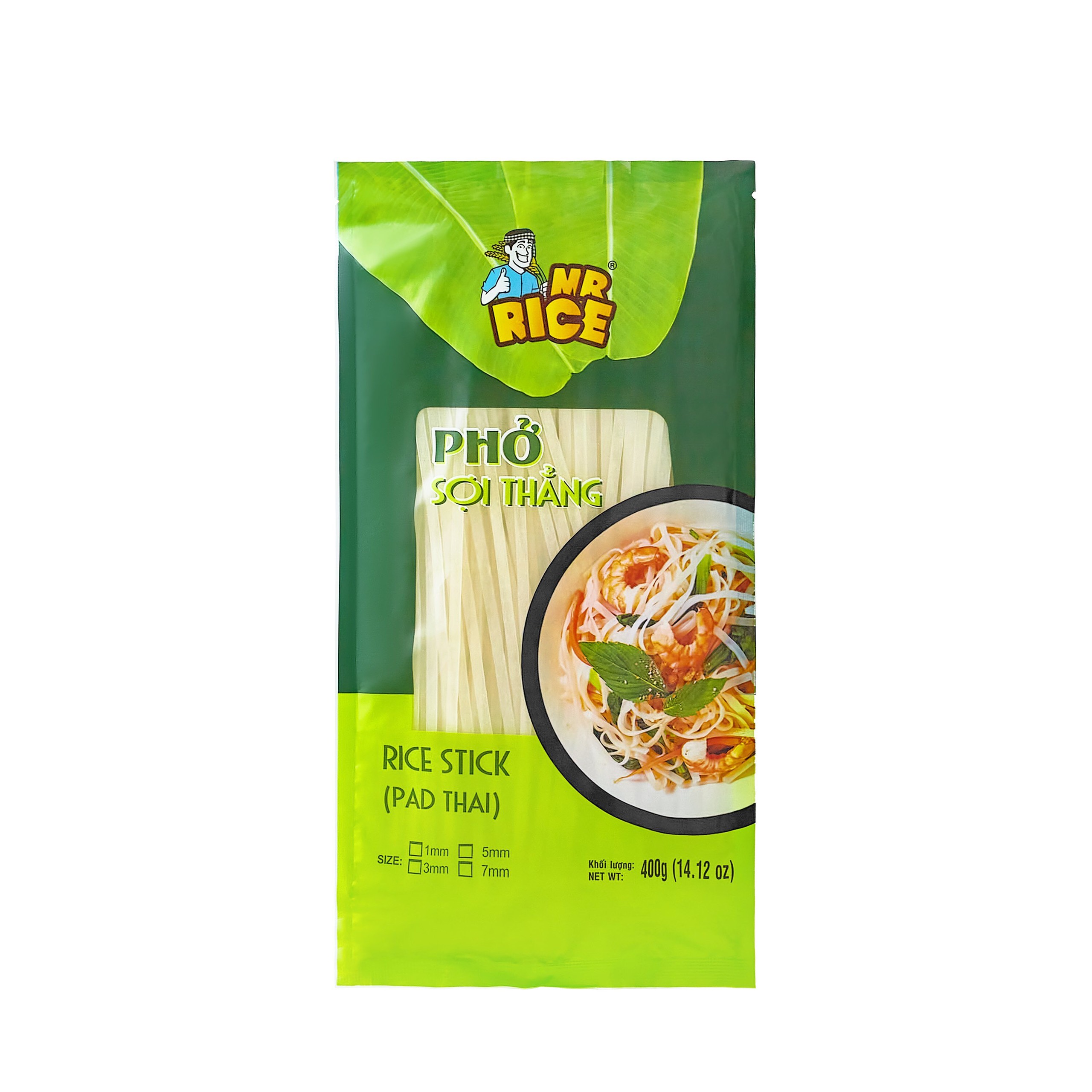 Phở sợi thẳng- Hủ tiếu xào Pad Thái Duy Anh Foods gói 400gr