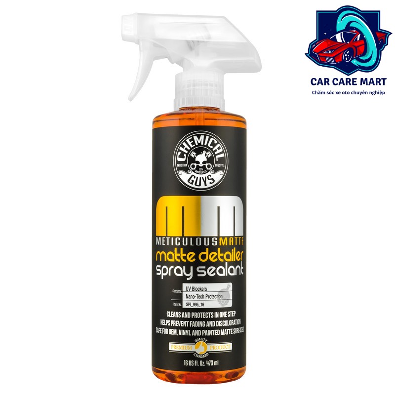 Sealant phủ bảo vệ bề măt sơn mờ 473ml - CHEMICAL GUYS METICULOUS MATTE DETAILER & SPRAY SEALANT