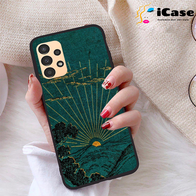 Ốp lưng samsung galaxy a13 viền dẻo tpu bst sun