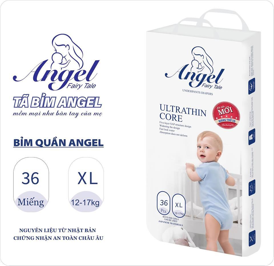 Bỉm Angel untrathin ( L38. XL36 .M40. XXL34 )