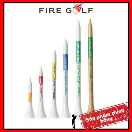 Tee gỗ pride professional tee system - tee dành cho golfer chuyên nghiệp
