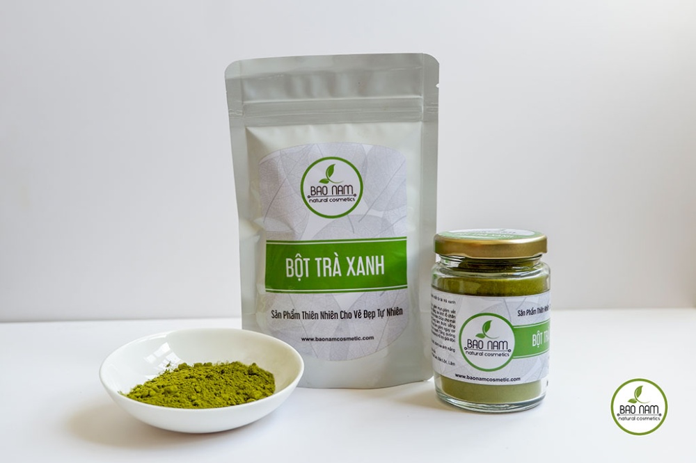 Bột trà xanh nguyên chất bảo lộc 100g - bảo nam
