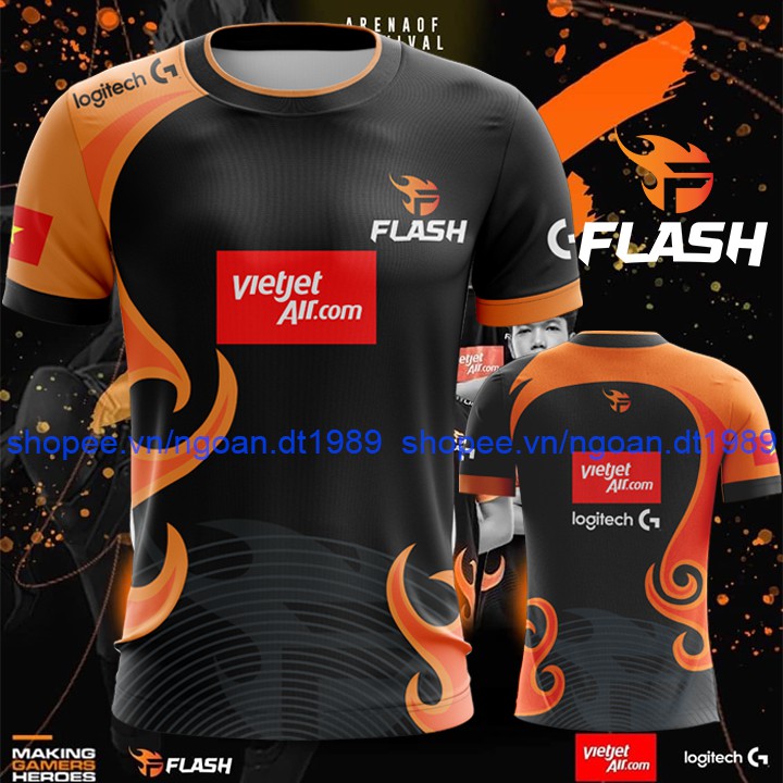 Áo Liên Quân Team Flash, Áo đội tuyển Team Flash Việt Nam