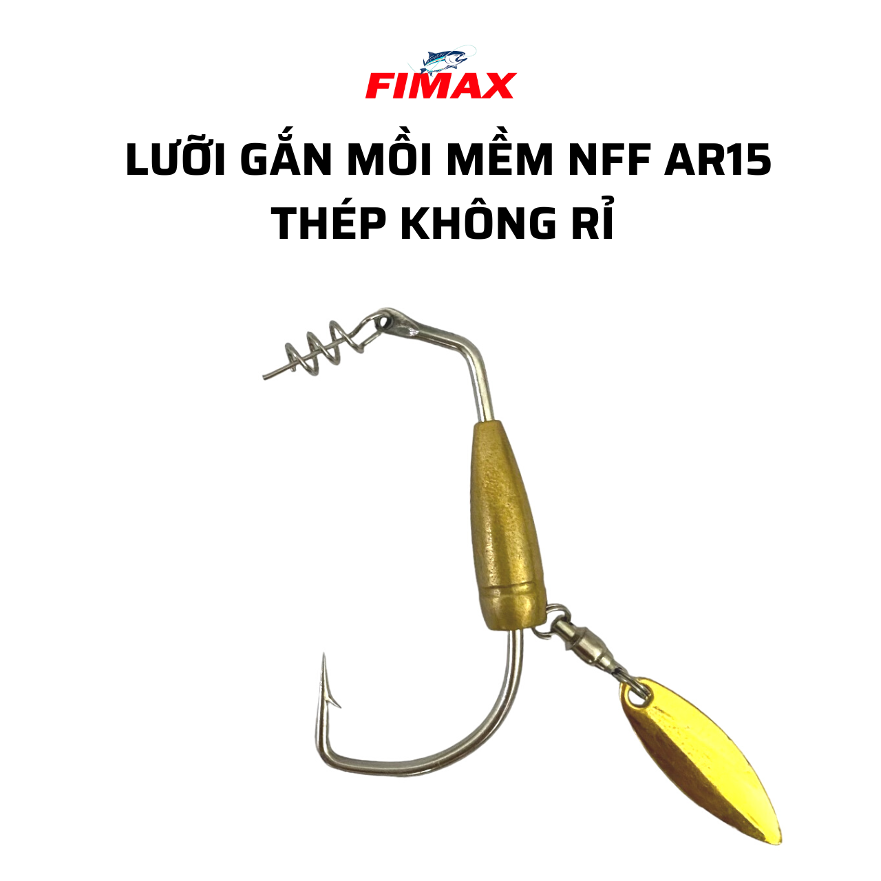 [CỰC BÉN] lưỡi câu cá lóc cao cấp ar15 size 3, nff, lưỡi câu mồi mềm, lưỡi câu lure cá chẽm hiệu quả nhất