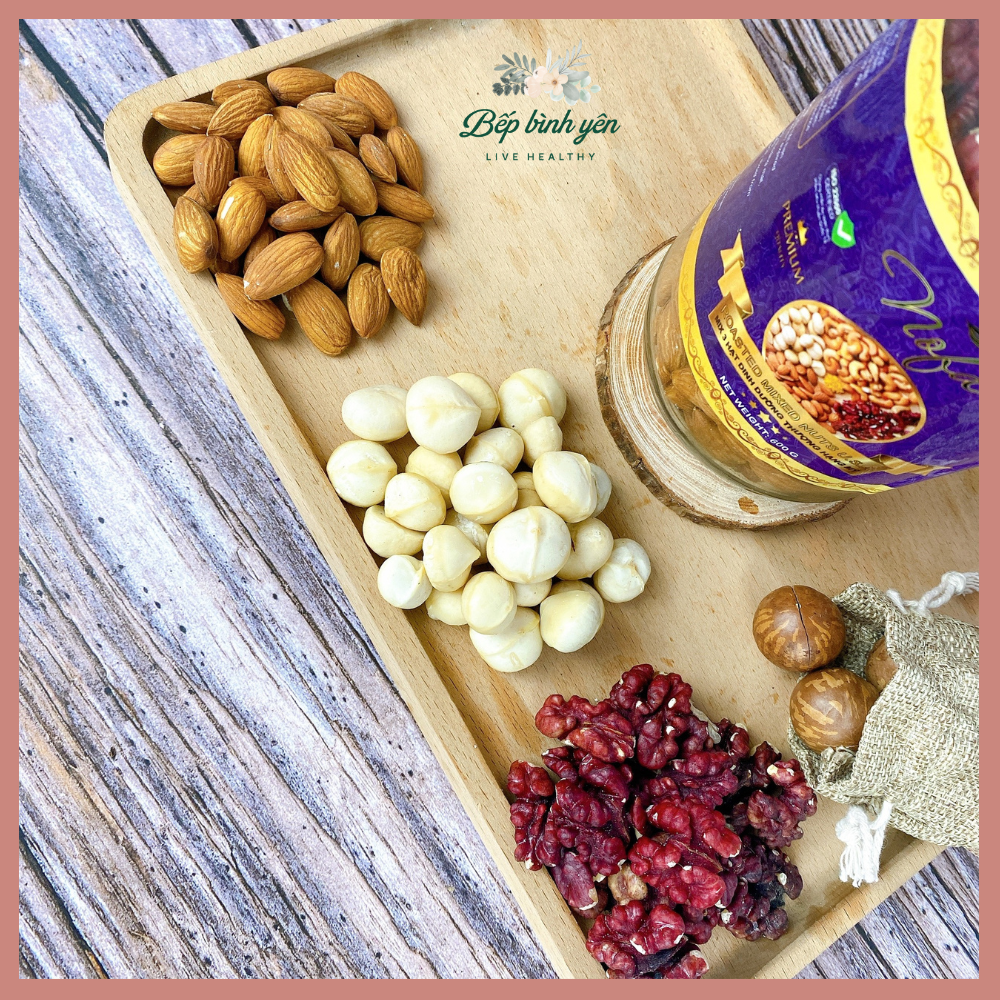 Hạt dinh dưỡng mix 3 loại hạt hàng nhập khẩu thượng hạng túi 250g