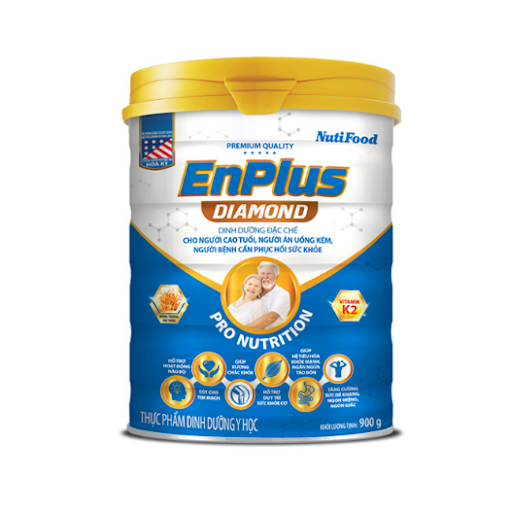 Sữa enplus diamond nutifood dinh dưỡng đặc chế cho người cao tuổi phục hồi sức khỏe - 900g