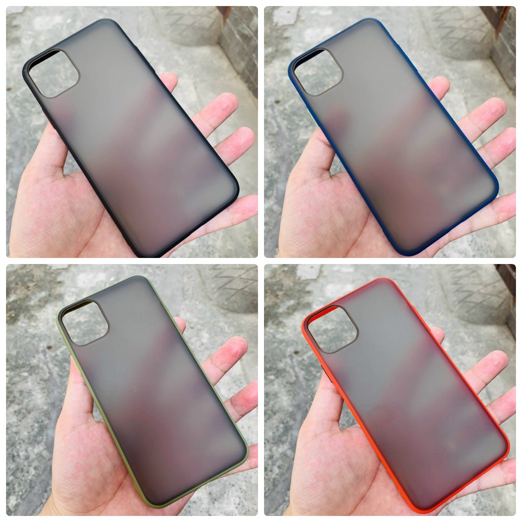 [HCM]Ốp lưng Iphone 11 11 Pro Max mặt lưng nhám viền màucam kết hàng đúng mô tả chất lượng đảm bảo an toàn đến sức khỏe người sử dụng