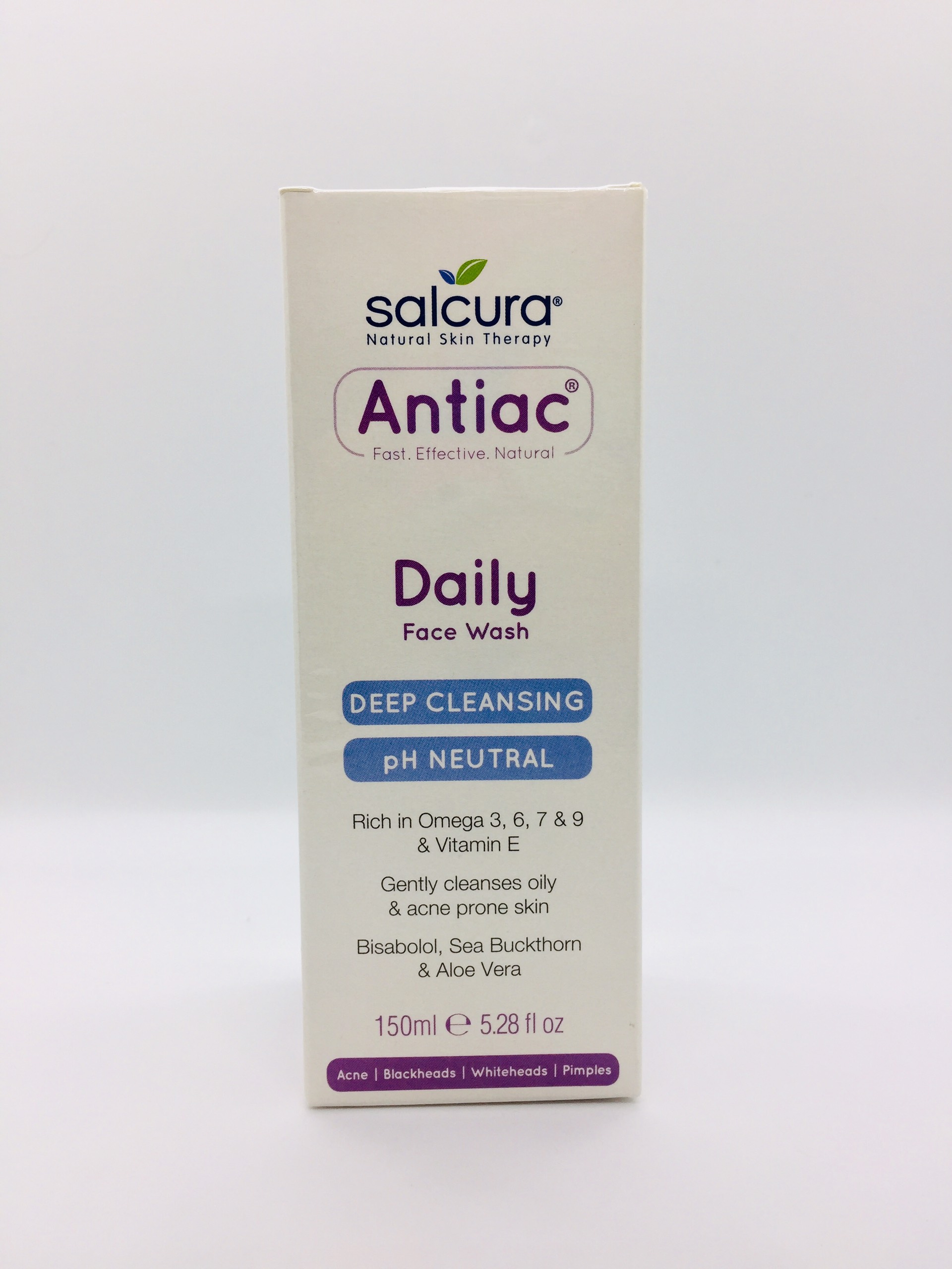 Sữa rửa mặt ngăn ngừa mụn - salcura daily antiac face wash - 150ml