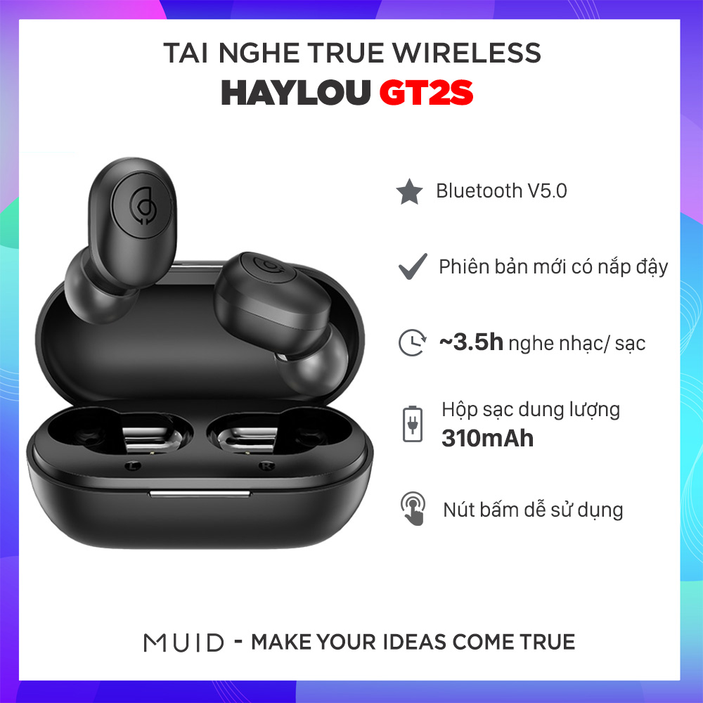 Tai nghe true wireless haylou gt2s