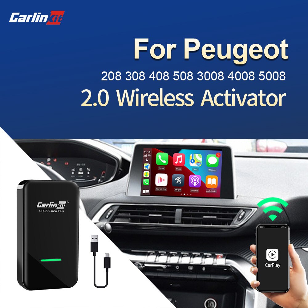 [PEUGEOT] Carlinkit 3.0 2022 kích hoạt Apple Carplay không dây