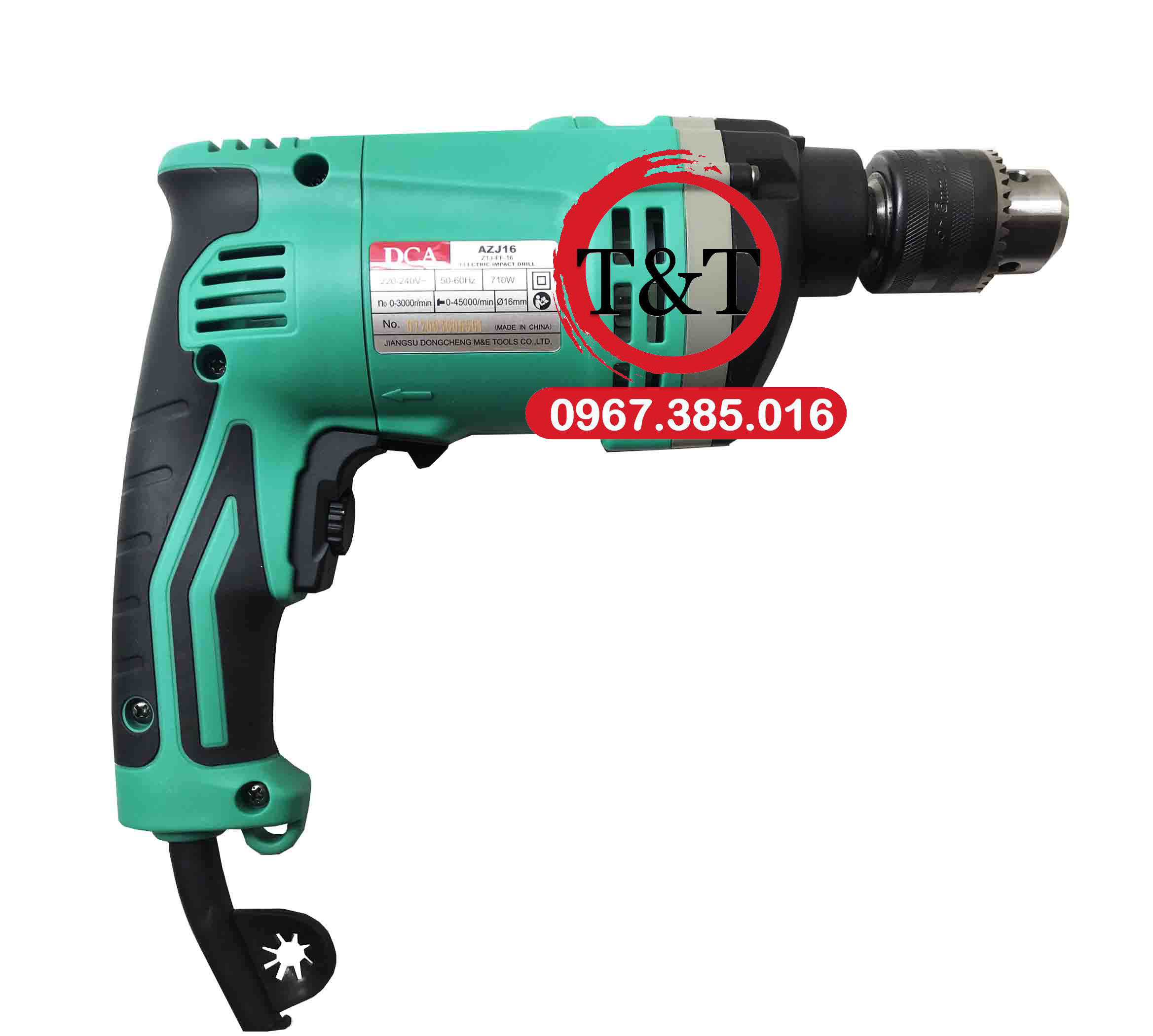 Máy khoan đầu 13mm dca azj16 công suất 710w