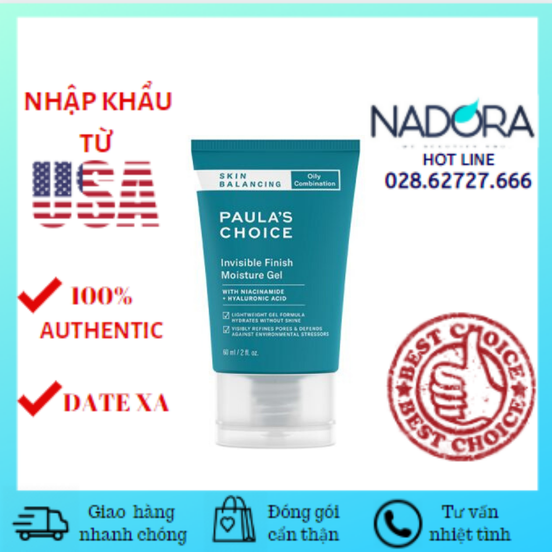 Kem Dưỡng Ban Đêm Paulas Choice Skin Balancing Invisible Finish Moisture Gel