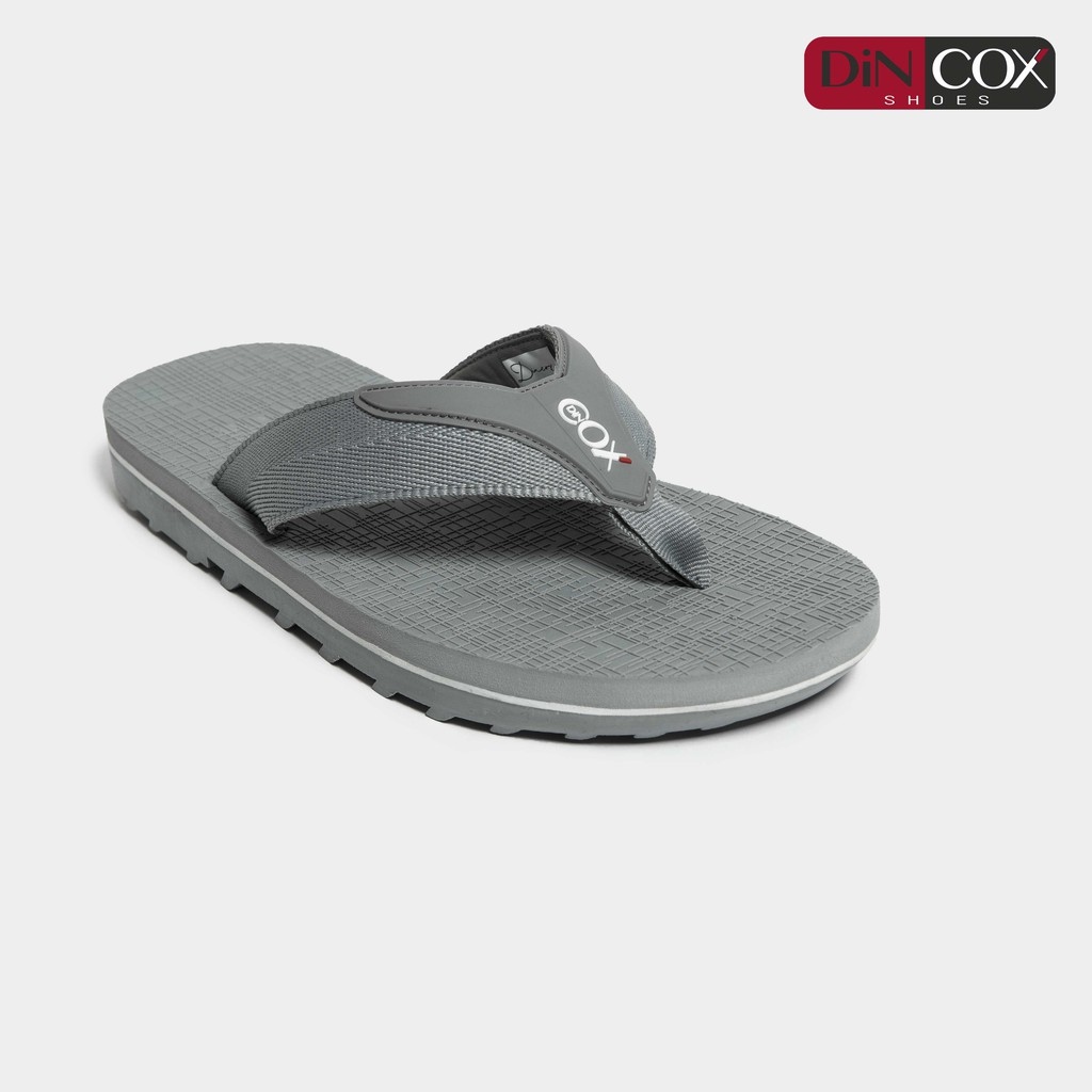 Dép Xỏ Ngón Vải Nam DINCOX S01 Đơn Giản Thoải Mái Grey