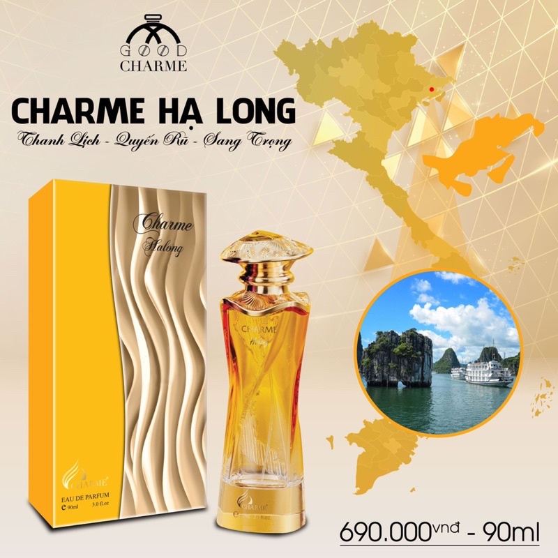 Nước hoa tỉnh thành halong 90ml goodcharmee.