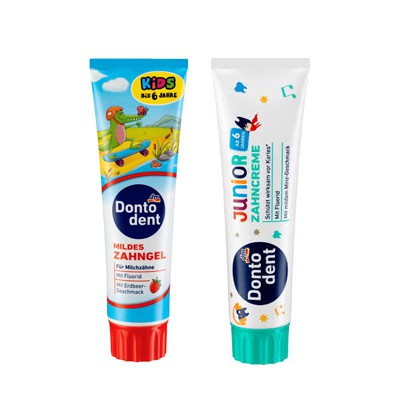Kem đánh răng dontodent cho trẻ, xách tay đức