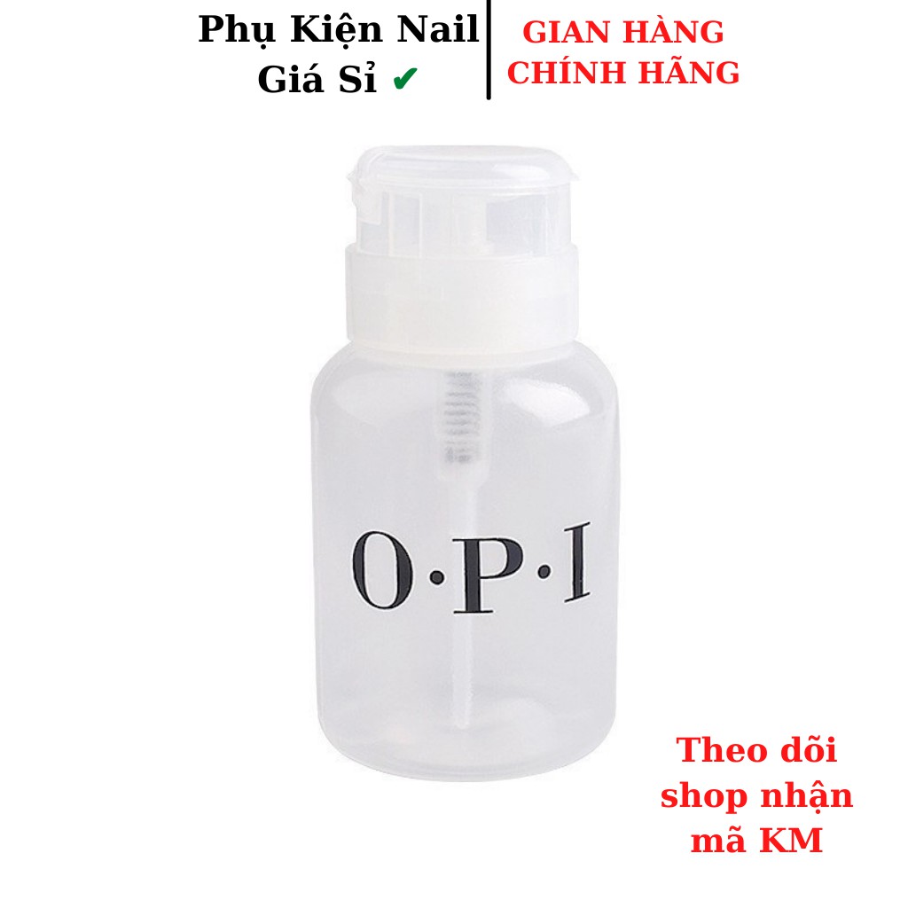 Bình OPI, Lọ đựng cồn acetone 250ml đầu xịt