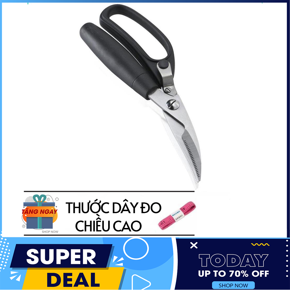 Kéo cắt gà vịt đa năng giá rẻ + Tặng thước dây đo chiều cao