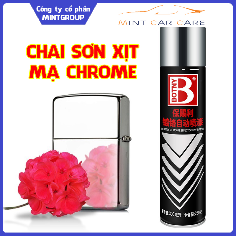 Sơn xịt mạ Chrome Botny B-1167 dung tích 300ml