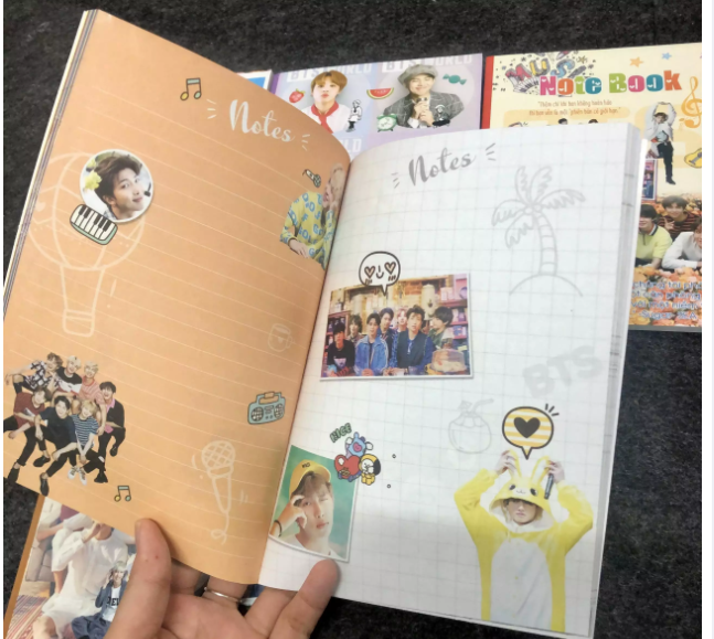 Notebook bts 138 trang