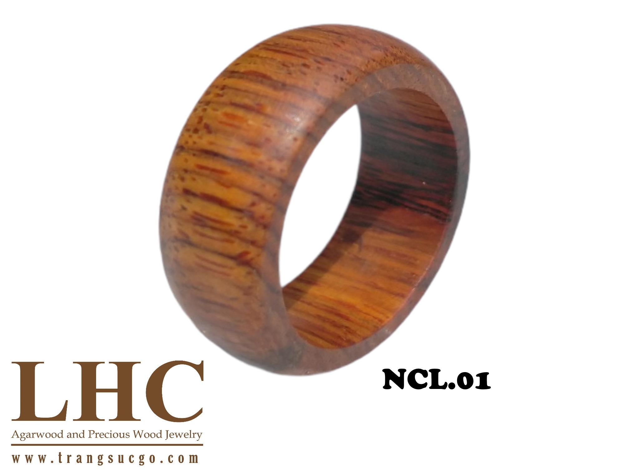 Nhẫn gỗ cẩm lai