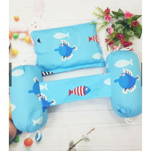 Set gối, chặn vỏ đỗ cho trẻ loại to