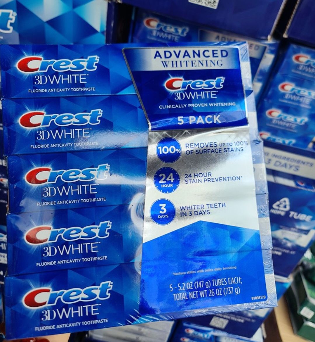 [HCM]Kem Đánh Răng Crest 3D White Advanced Của Mỹ 158Gr