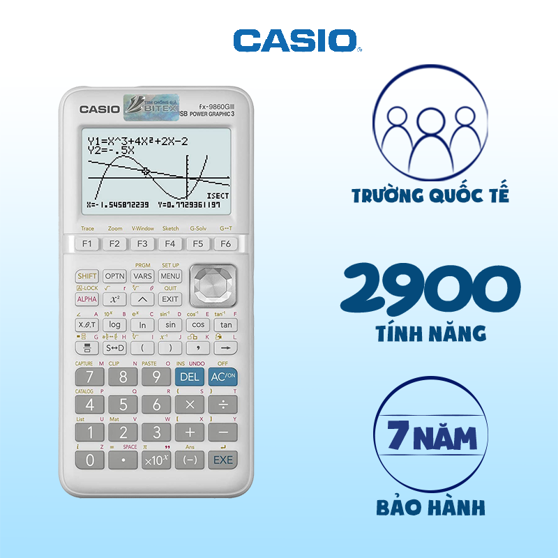 [ SIÊU PHẨM MÁY TÍNH CẦM TAY] MÁY TÍNH ĐỒ HỌA CASIO FX-9860GIII