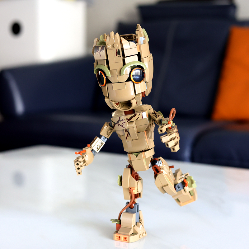 Mô hình lắp ghép người cây i'm groot
