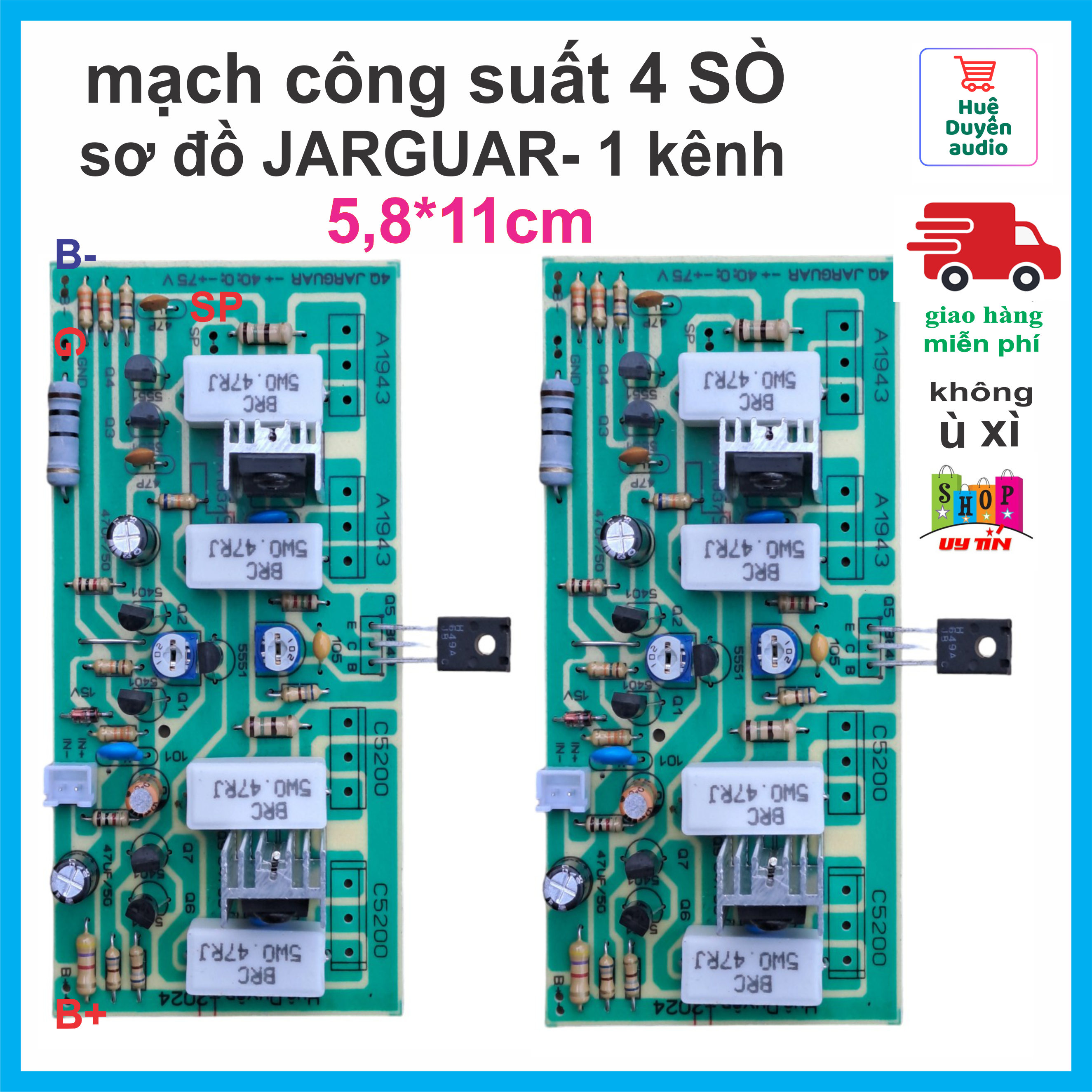 mạch công suất 4 sò 1 kênh  2 kênh 8 sò dài 18cm lắp sò toshiba  và sanken
