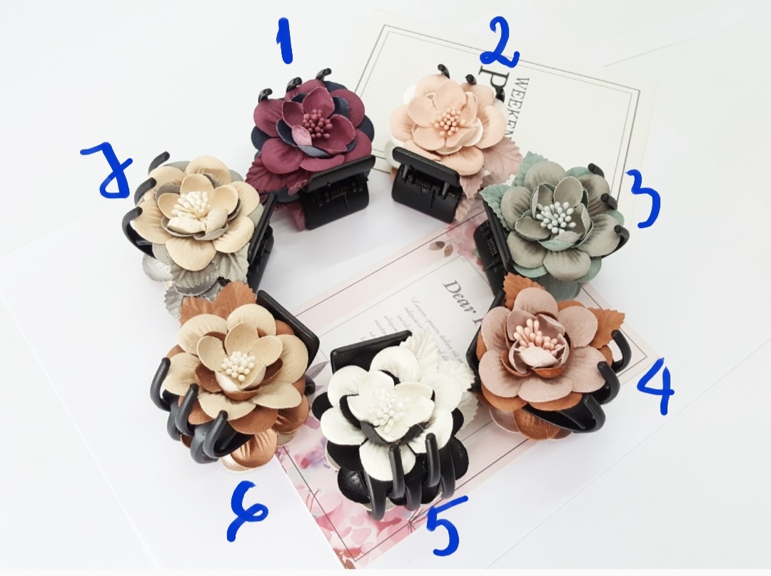 Kẹp tóc càng cua hoa 01