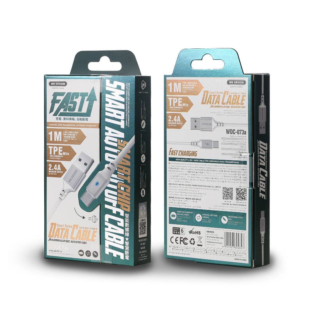 Cáp sạc nhanh wk design wdc 073i cáp sạc iphone lightning tự ngắt