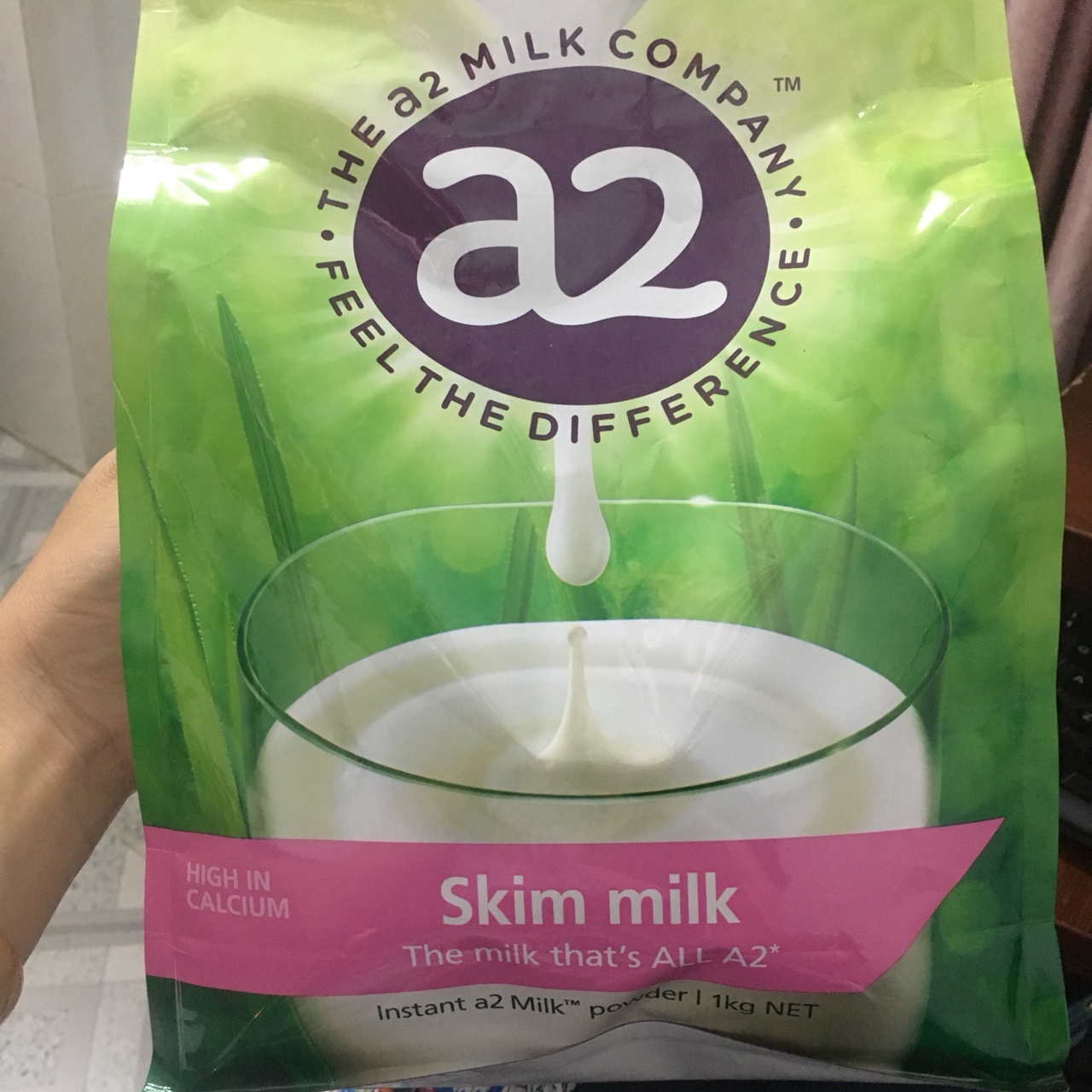 SỮA A2 TÁCH BÉO1KG - ÚC BỔ SUNG CANXI CAO - DATE XA