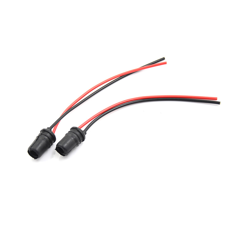 [HCM]Bộ 2 đuôi đèn chân T10 cho bóng đèn Ô tô xe máy M1 (màu đen)